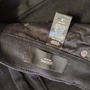 Express Black Jean Legging DISTRESSED